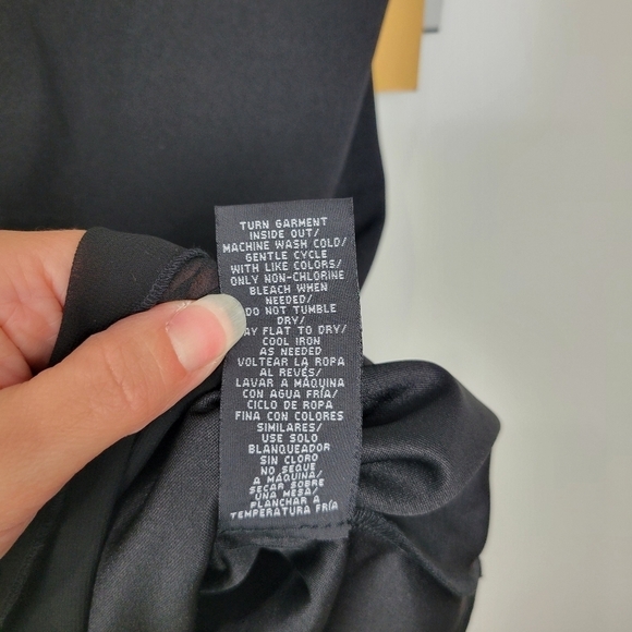 NWT Maree Pour Toi Plus Mesh Panel Sheath Sheer Color Block Dress Black Size 22 - Picture 14 of 14